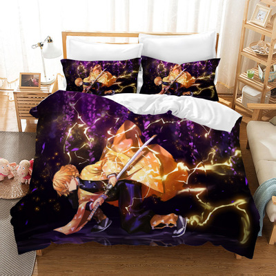 Demon Slayer Kimetsu no Yaiba 3-Piece Bed Set - Image 10