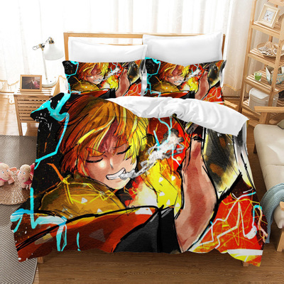 Demon Slayer Kimetsu no Yaiba 3-Piece Bed Set - Image 11