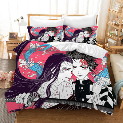 Demon Slayer Kimetsu no Yaiba 3-Piece Bed Set - Image 14
