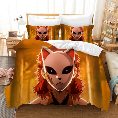Demon Slayer Kimetsu no Yaiba 3-Piece Bed Set - Image 15