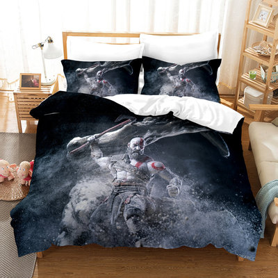 God of War Comfortable Bedding Three-Piece Soft and Breathable Duvet Cover - Image 7