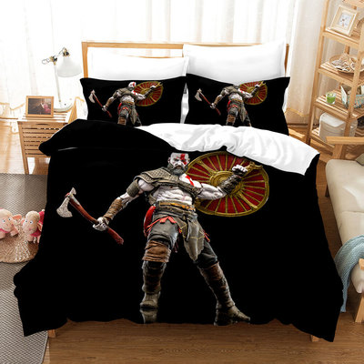 God of War Comfortable Bedding Three-Piece Soft and Breathable Duvet Cover - Image 9