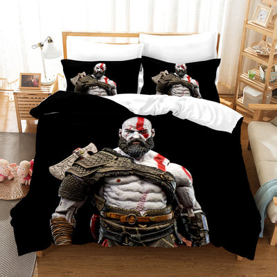 God of War Comfortable Bedding Three-Piece Soft and Breathable Duvet Cover - Image 10