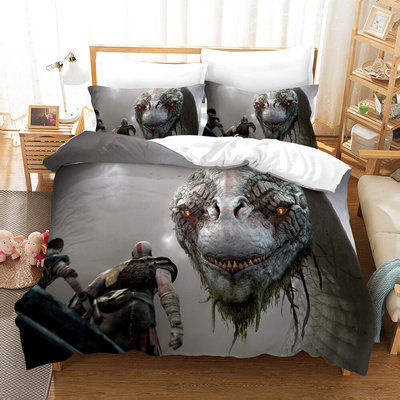 God of War Comfortable Bedding Three-Piece Soft and Breathable Duvet Cover - Image 11