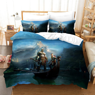 God of War Comfortable Bedding Three-Piece Soft and Breathable Duvet Cover - Image 12