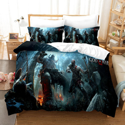 God of War Comfortable Bedding Three-Piece Soft and Breathable Duvet Cover - Image 13