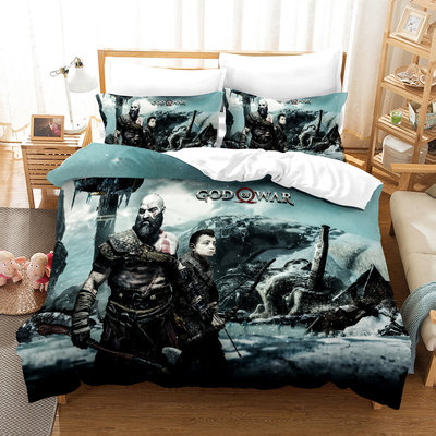 God of War Comfortable Bedding Three-Piece Soft and Breathable Duvet Cover - Image 16