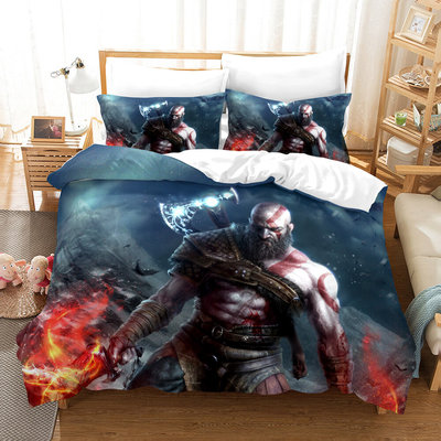 God of War Comfortable Bedding Three-Piece Soft and Breathable Duvet Cover - Image 17