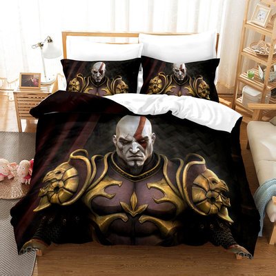 God of War Comfortable Bedding Three-Piece Soft and Breathable Duvet Cover - Image 18