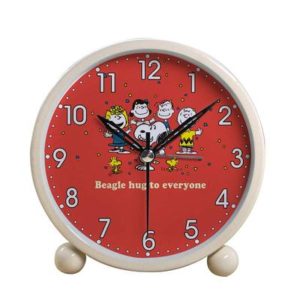 Snoopy 4"Alarm Clock with Battery Operated Loud Alarm Clock