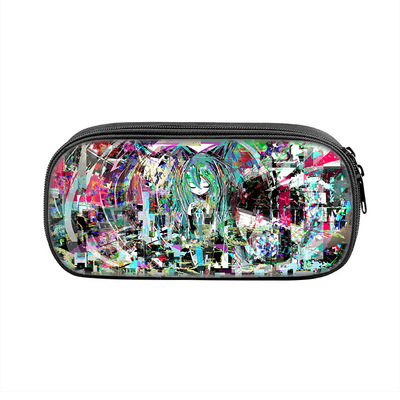Hatsune Miku Cosmetic Bags Boys Girls Children Large Pencil Case Purse Storage Bags Women Men Multifunction Makeup Bag - Image 32