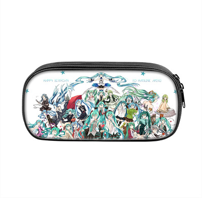 Hatsune Miku Cosmetic Bags Boys Girls Children Large Pencil Case Purse Storage Bags Women Men Multifunction Makeup Bag - Image 31