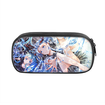 Hatsune Miku Cosmetic Bags Boys Girls Children Large Pencil Case Purse Storage Bags Women Men Multifunction Makeup Bag - Image 12
