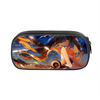 Hatsune Miku Cosmetic Bags Boys Girls Children Large Pencil Case Purse Storage Bags Women Men Multifunction Makeup Bag - Image 23