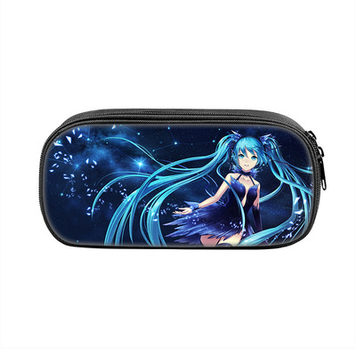 Hatsune Miku Cosmetic Bags Boys Girls Children Large Pencil Case Purse Storage Bags Women Men Multifunction Makeup Bag - Image 20