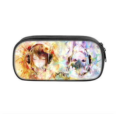 Hatsune Miku Cosmetic Bags Boys Girls Children Large Pencil Case Purse Storage Bags Women Men Multifunction Makeup Bag - Image 18
