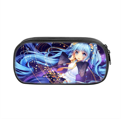 Hatsune Miku Cosmetic Bags Boys Girls Children Large Pencil Case Purse Storage Bags Women Men Multifunction Makeup Bag - Image 15
