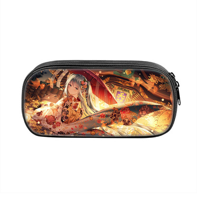 Hatsune Miku Cosmetic Bags Boys Girls Children Large Pencil Case Purse Storage Bags Women Men Multifunction Makeup Bag - Image 13