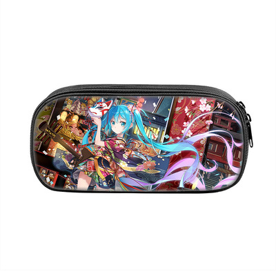 Hatsune Miku Cosmetic Bags Boys Girls Children Large Pencil Case Purse Storage Bags Women Men Multifunction Makeup Bag - Image 10