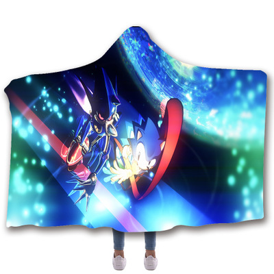 Hedgehog Sofa Blanket Hooded Cape - Image 11