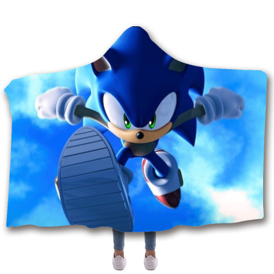 Hedgehog Sofa Blanket Hooded Cape - Image 17