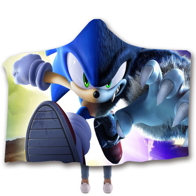 Hedgehog Sofa Blanket Hooded Cape - Image 5