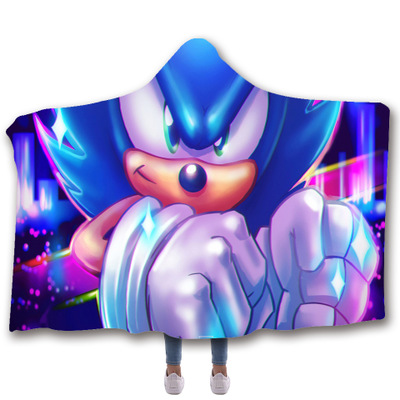 Hedgehog Sofa Blanket Hooded Cape - Image 6