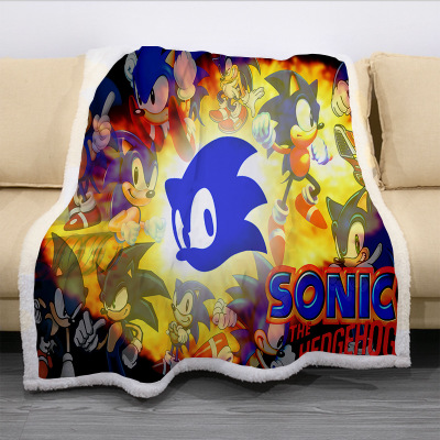 Hedgehog Square Blanket Knee Blanket Sofa Blanket - Image 2