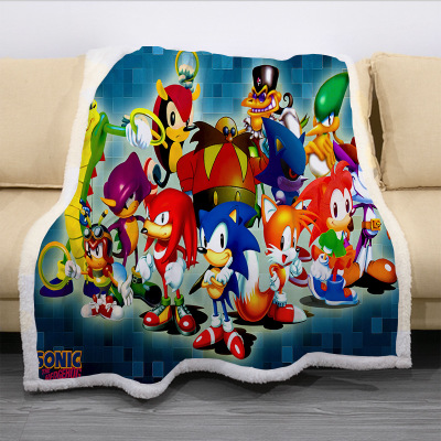 Hedgehog Square Blanket Knee Blanket Sofa Blanket - Image 4