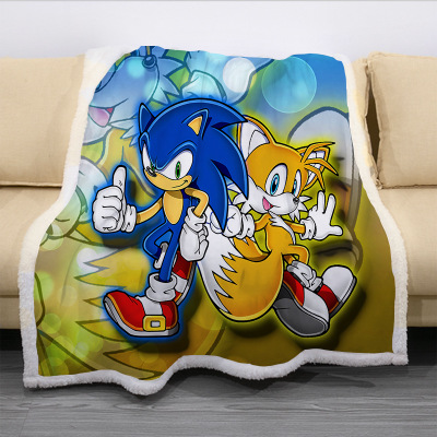 Hedgehog Square Blanket Knee Blanket Sofa Blanket - Image 5