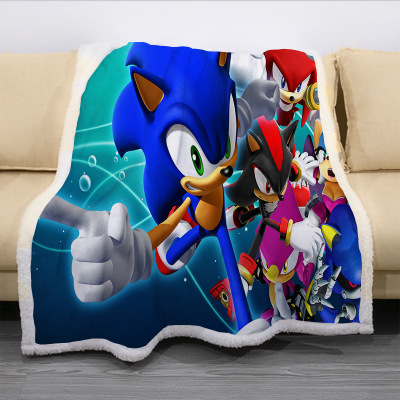 Hedgehog Square Blanket Knee Blanket Sofa Blanket - Image 6