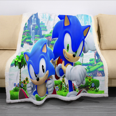 Hedgehog Square Blanket Knee Blanket Sofa Blanket - Image 7