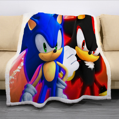 Hedgehog Square Blanket Knee Blanket Sofa Blanket - Image 14