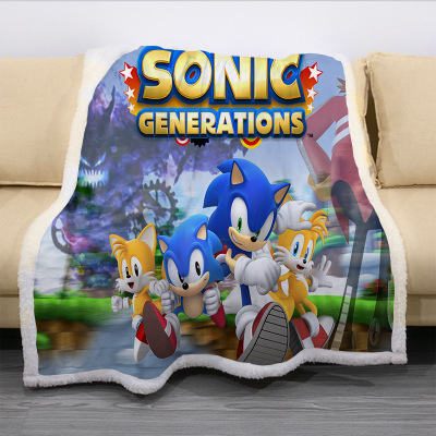 Hedgehog Square Blanket Knee Blanket Sofa Blanket - Image 15