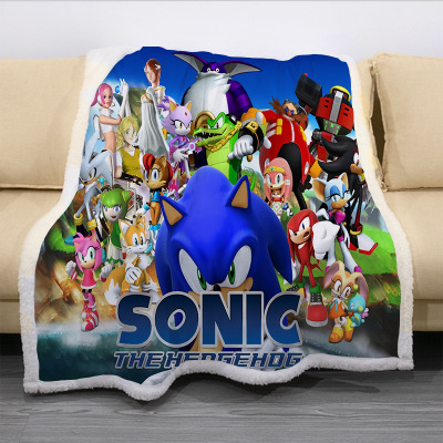 Hedgehog Square Blanket Knee Blanket Sofa Blanket - Image 17
