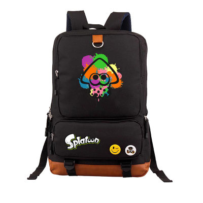 Splatoon Canvas Backpack Shoulder School Bag - Image 16