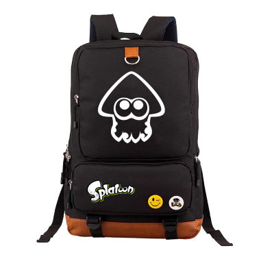 Splatoon Canvas Backpack Shoulder School Bag - Image 17