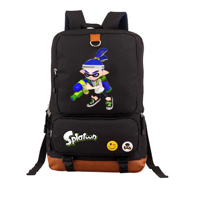 Splatoon Canvas Backpack Shoulder School Bag - Image 2