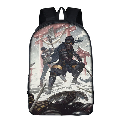 16‘’Ghost of Tsushima Backpack School Bag - Image 6