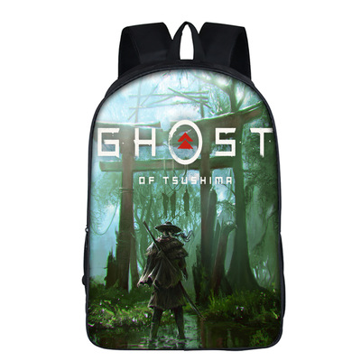 16‘’Ghost of Tsushima Backpack School Bag - Image 7
