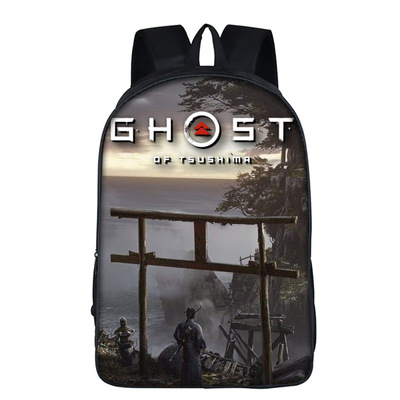 16‘’Ghost of Tsushima Backpack School Bag - Image 8