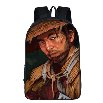 16‘’Ghost of Tsushima Backpack School Bag - Image 9