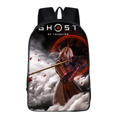 16‘’Ghost of Tsushima Backpack School Bag - Image 10