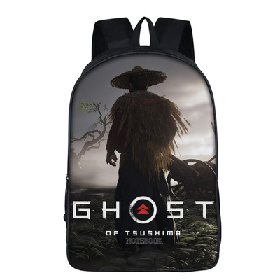 16‘’Ghost of Tsushima Backpack School Bag - Image 11