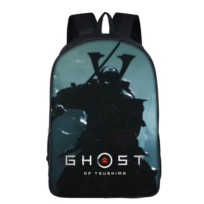 16‘’Ghost of Tsushima Backpack School Bag - Image 12