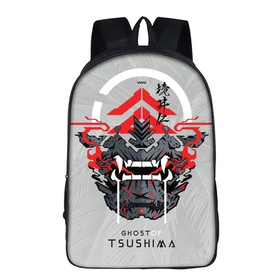 16‘’Ghost of Tsushima Backpack School Bag - Image 14