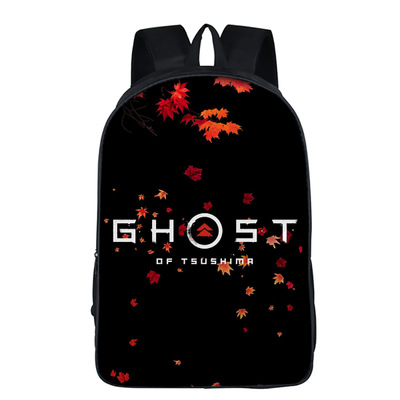 16‘’Ghost of Tsushima Backpack School Bag - Image 15