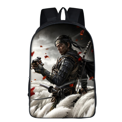 16‘’Ghost of Tsushima Backpack School Bag - Image 16