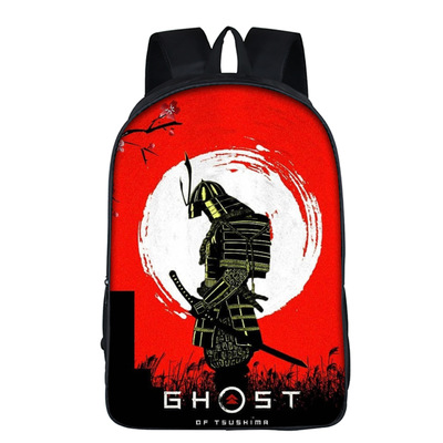 16‘’Ghost of Tsushima Backpack School Bag - Image 23