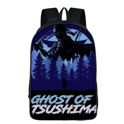 16‘’Ghost of Tsushima Backpack School Bag - Image 28